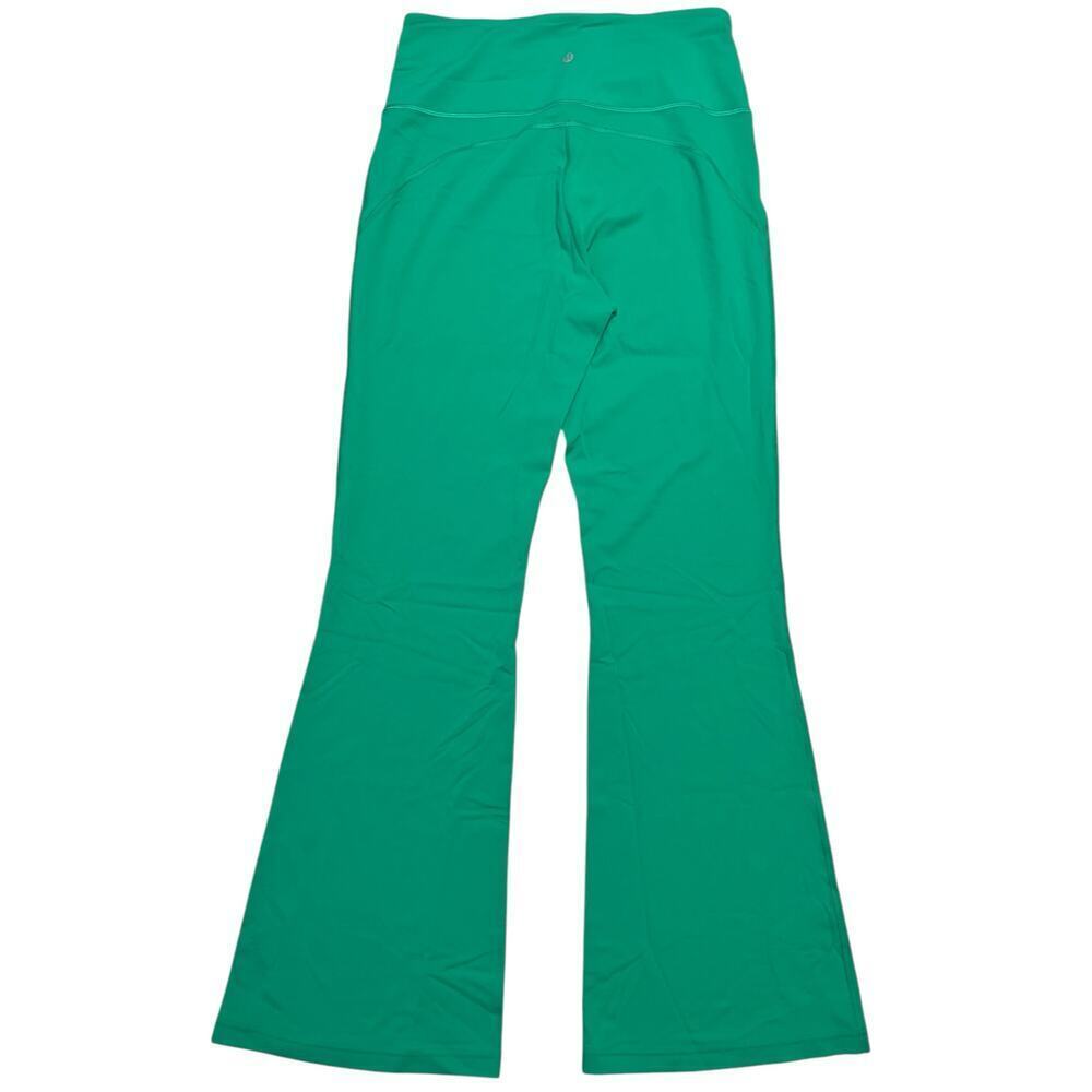 Lululemon Groove Super-High-Rise Flared Pants in Light Green‎ - Nulu Soft - 12 - Picture 4 of 11